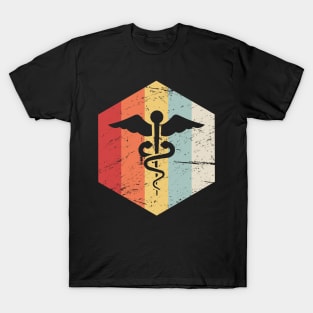 Retro Cadeuces | RN Registered Nurse Nursing Gift T-Shirt